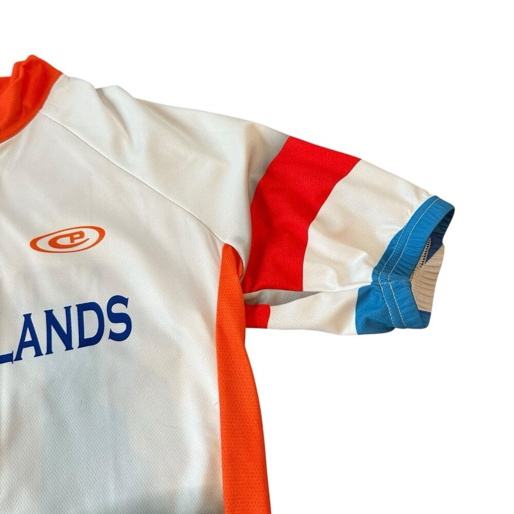 Netherlands Cycling Jersey Large CPI Sportswear Bike Gear Athletic Back Pockets - Picture 4 of 13
